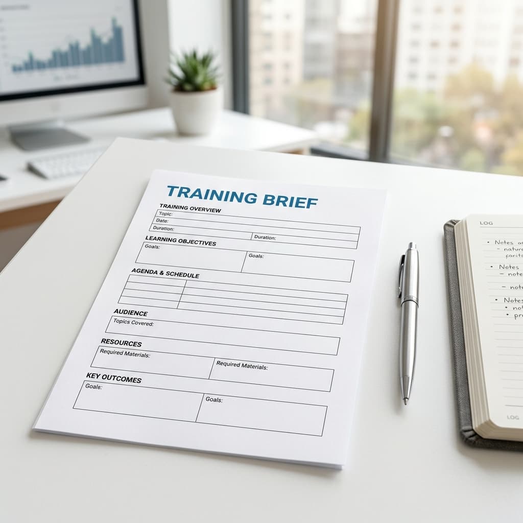 Training Brief Template